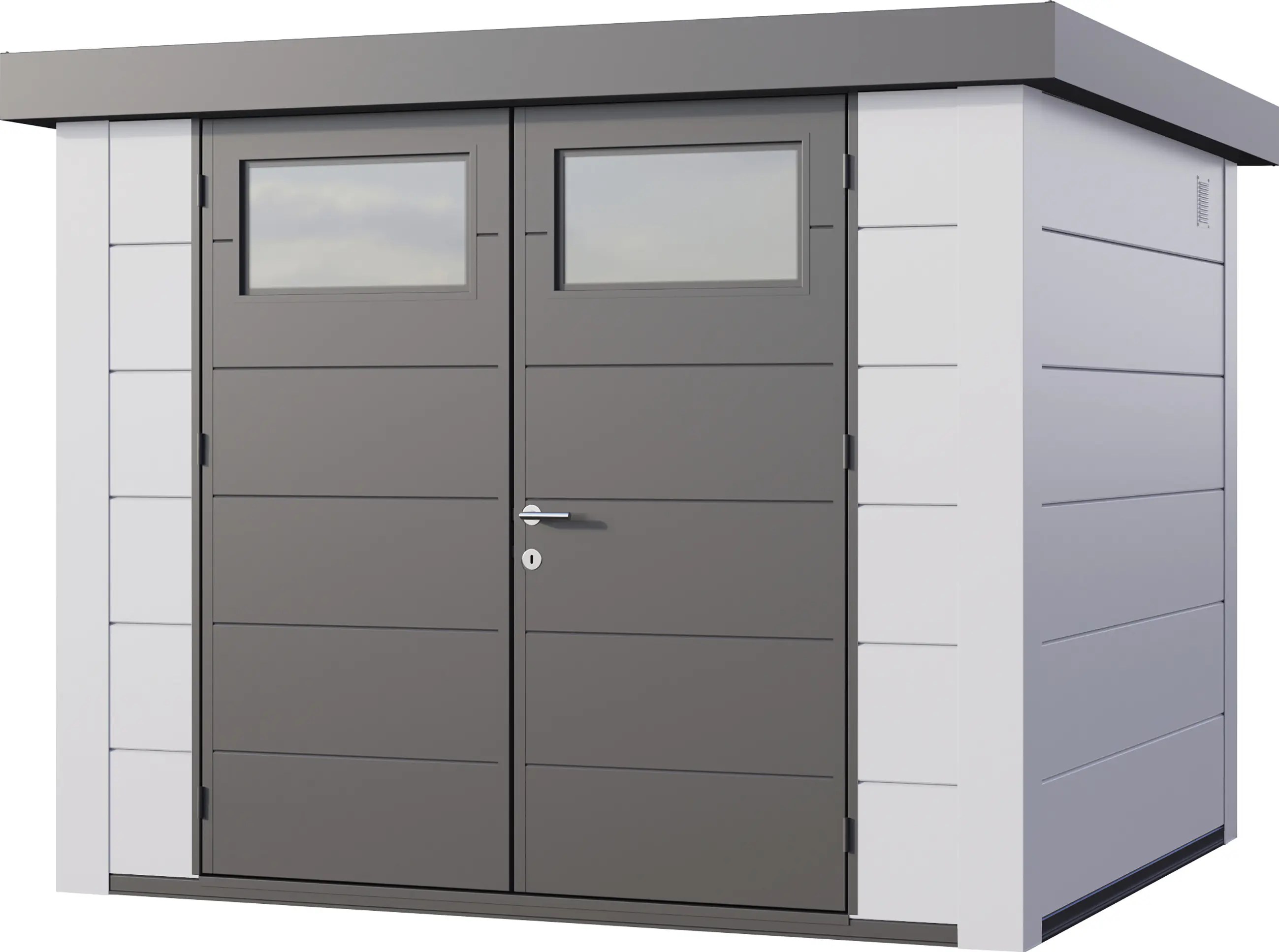 Telluria Gerätehaus Classico 2724 EW weiß 268 x 208 cm