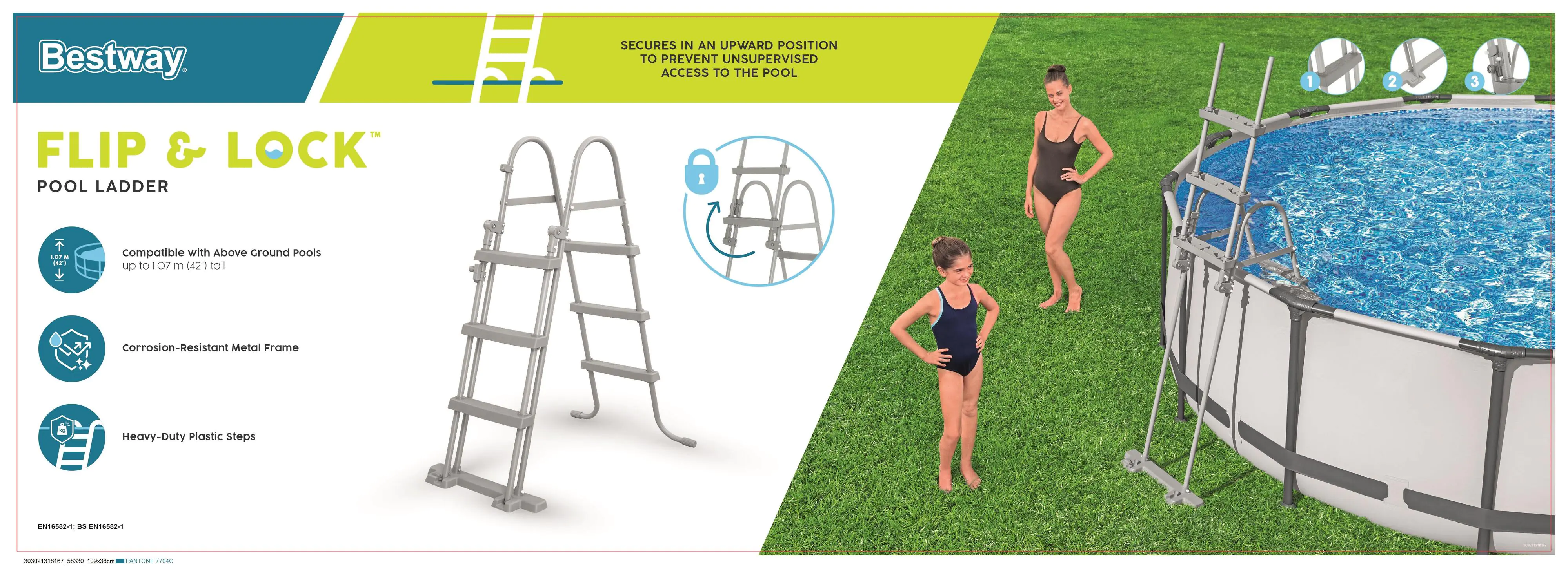 Bestway Poolleiter Flowclear 107 cm