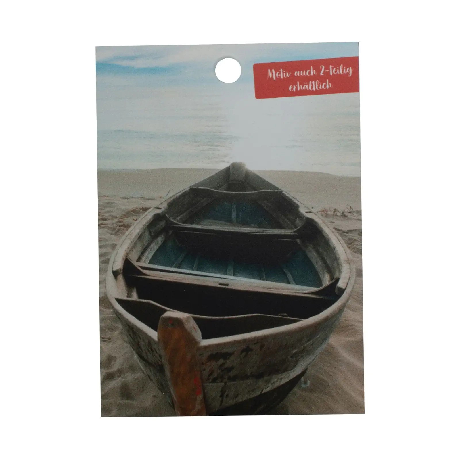 Schulte Handmuster Duschrückwand Decodesign Foto Ruderboot am Strand