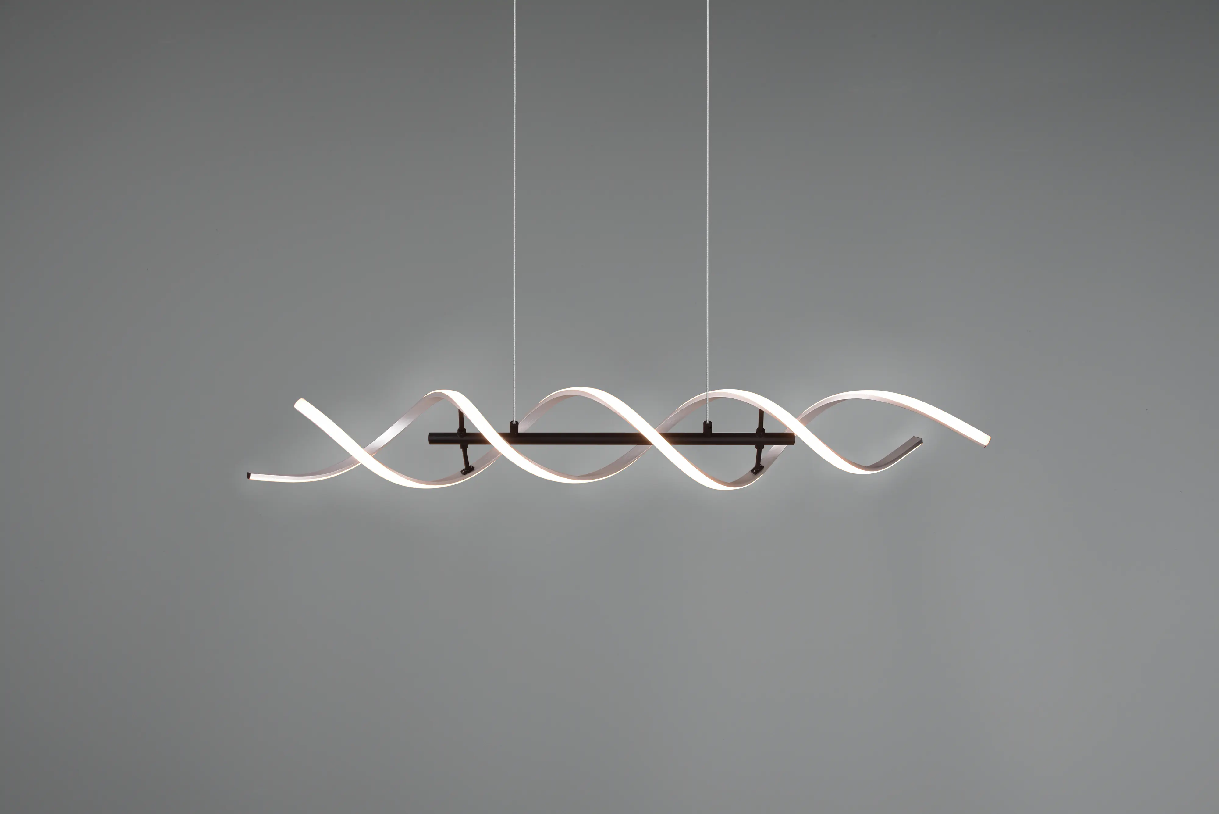 Trio LED-Pendelleuchte Sequence 150 x 104,5 cm warmweiß-neutralweiß aluminium dimmbar