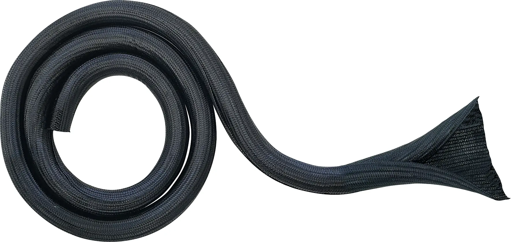 Schwaiger Kabelschlauch Ø 2,5 - 4 cm, 2 m, schwarz