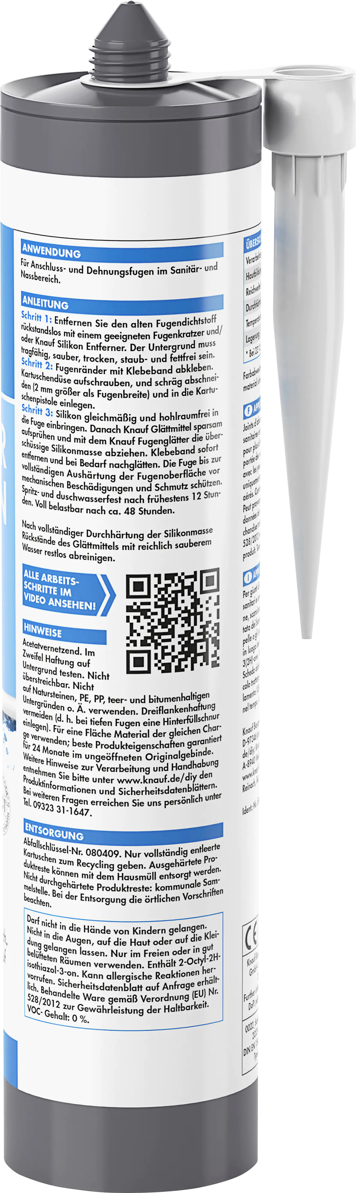 Knauf Sanitär Silikon weiß 300 ml