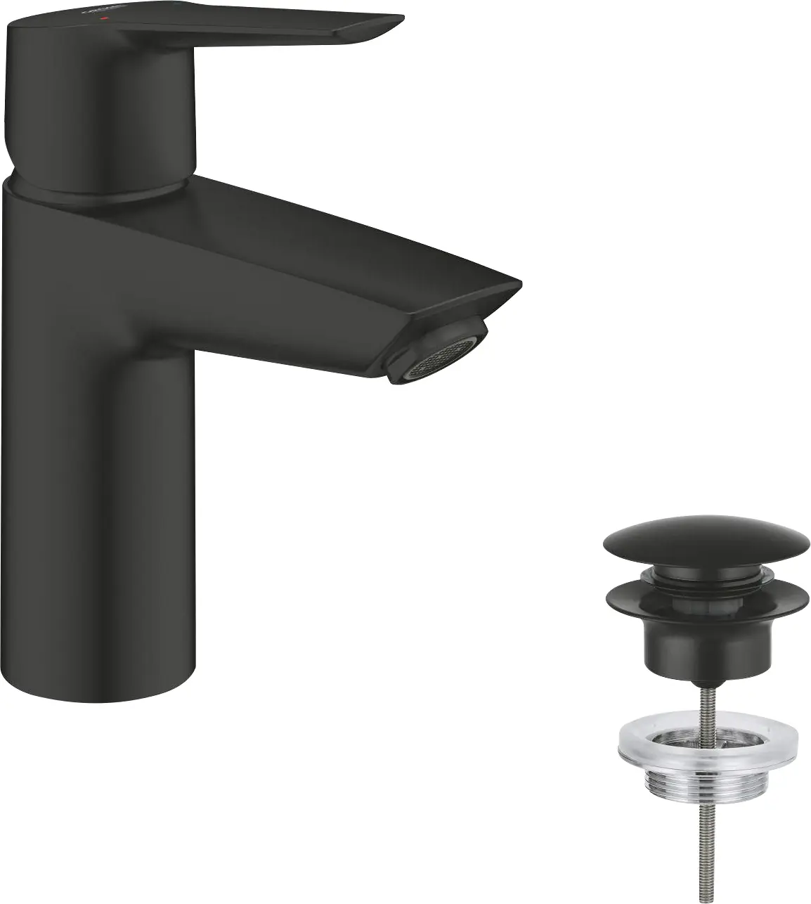 Grohe Quickfix Waschtischarmatur Start S-Size schwarz matt