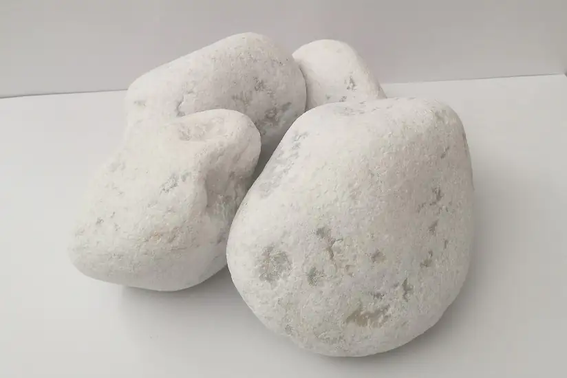 Kies Bianco Carrara 60 - 100 mm weiß 25 kg