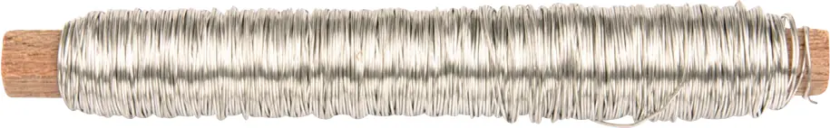 Glorex Wickeldraht silberfarben 0,5 mm x 50 m
