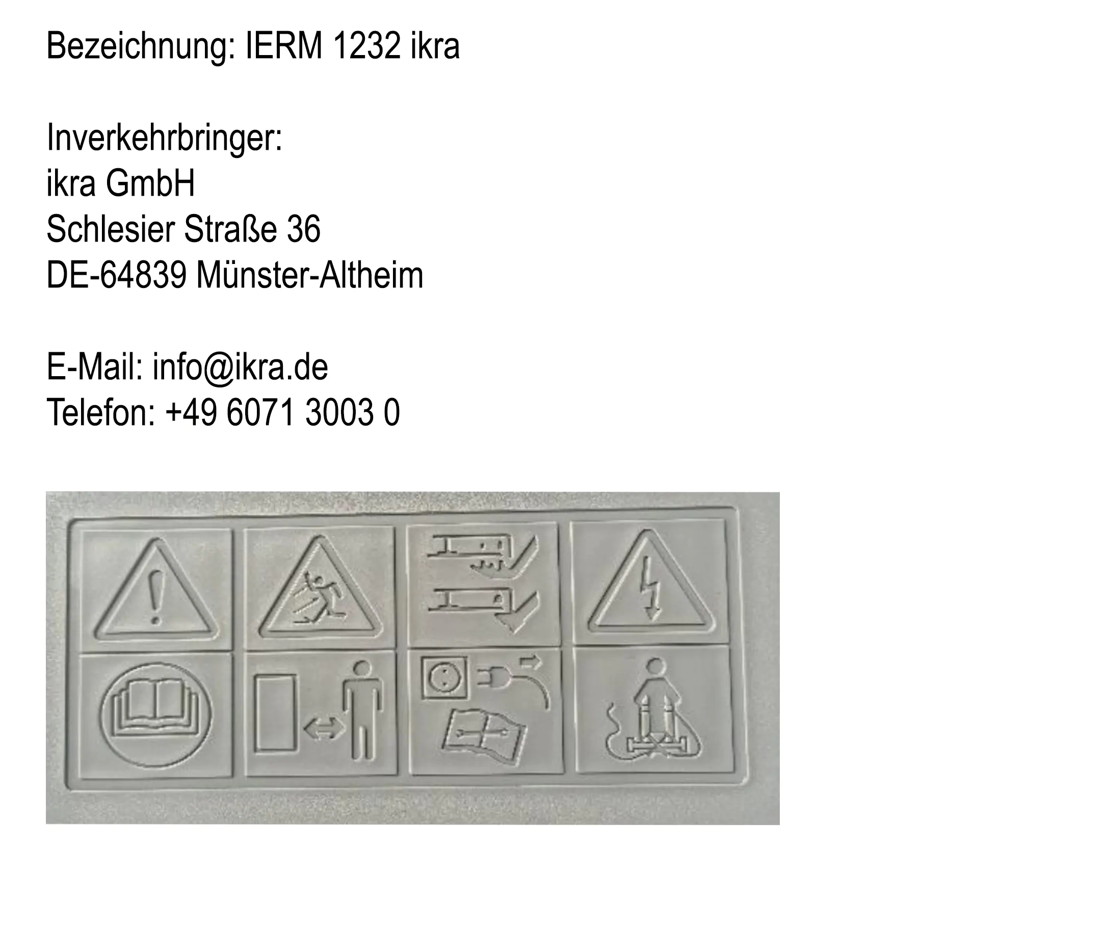 Ikra Elektro-Rasenmäher IERM 1232 1200 W, 32 cm Schnittbreite
