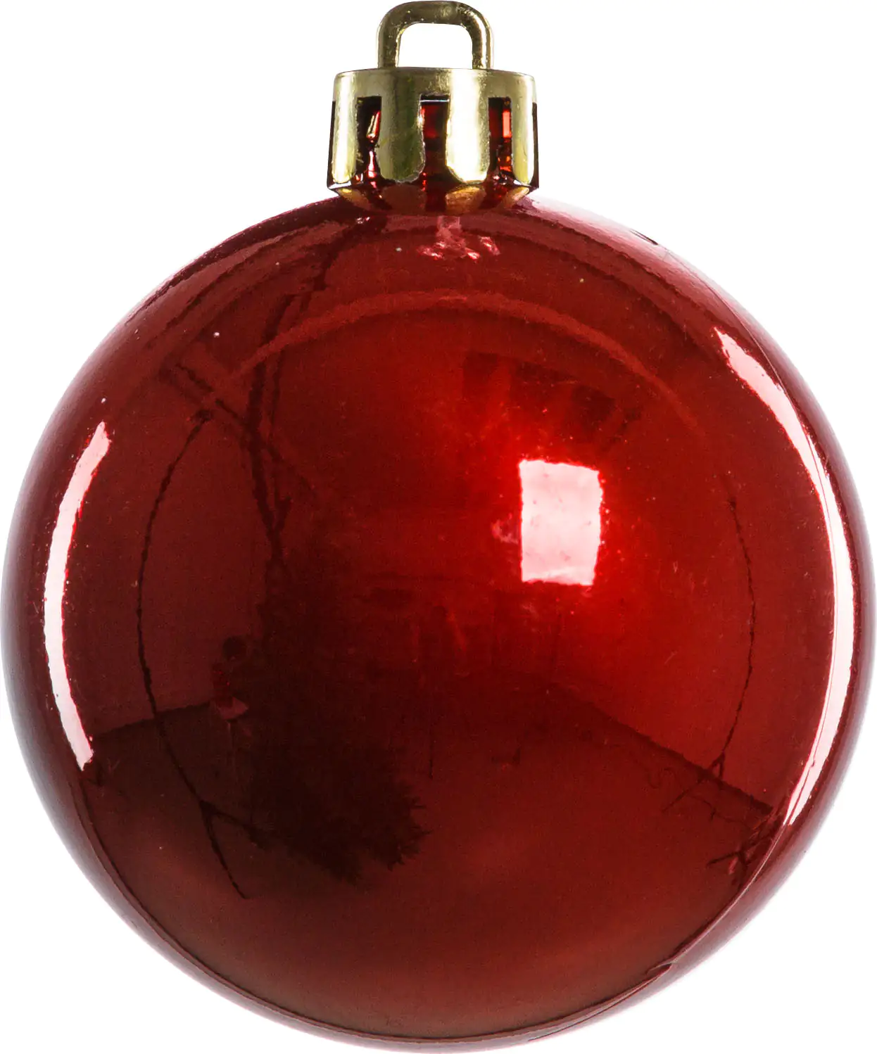 TrendLine Weihnachtskugeln bruchfest, langlebig Ø 6 cm rot 25 Stück