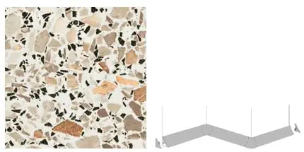 Getalit Endkappen Plus 35 x 25 x 15 mm, Mosaik-Karmin