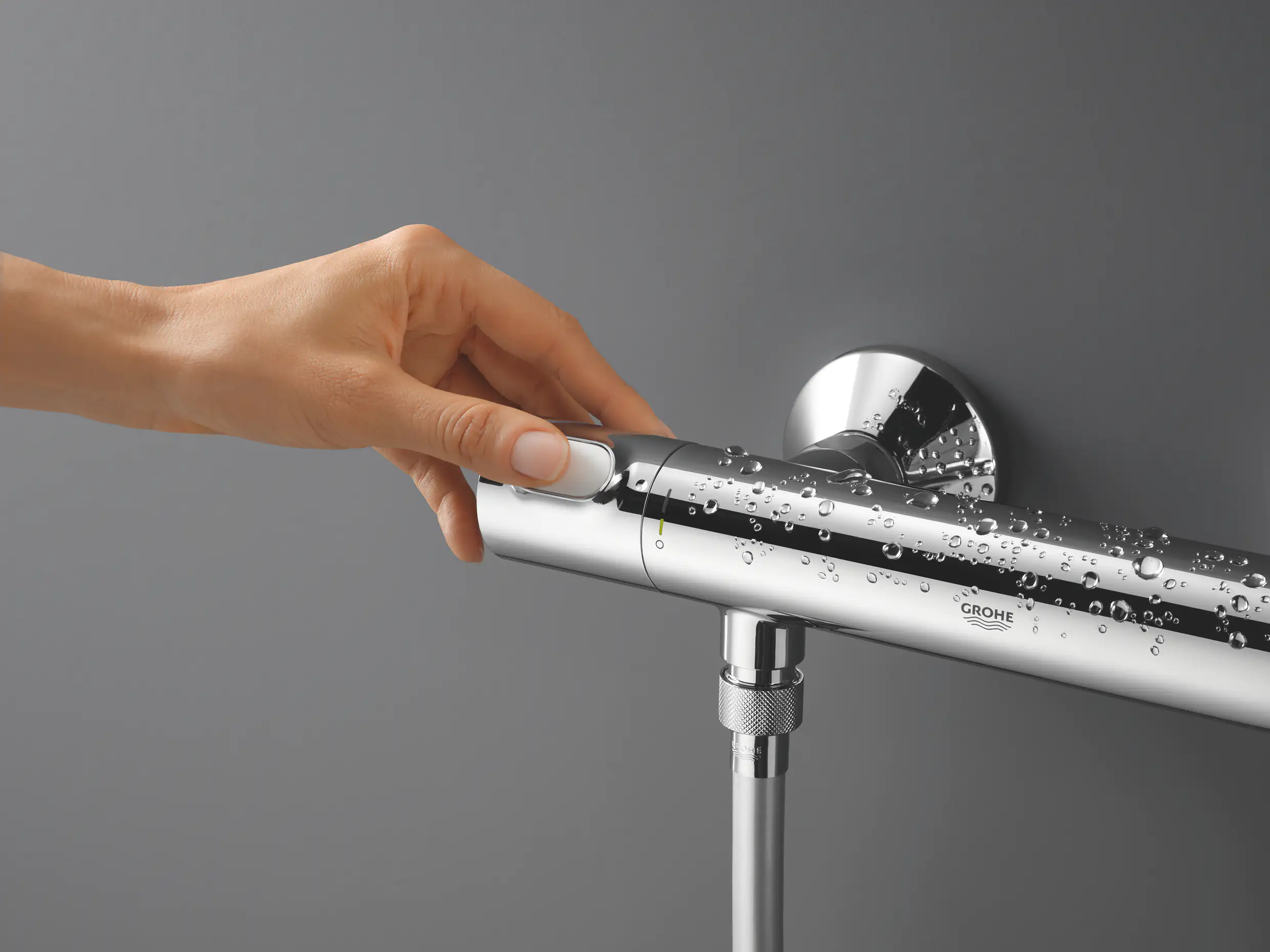Grohe Brause-Thermostat Precision Flow verchromt