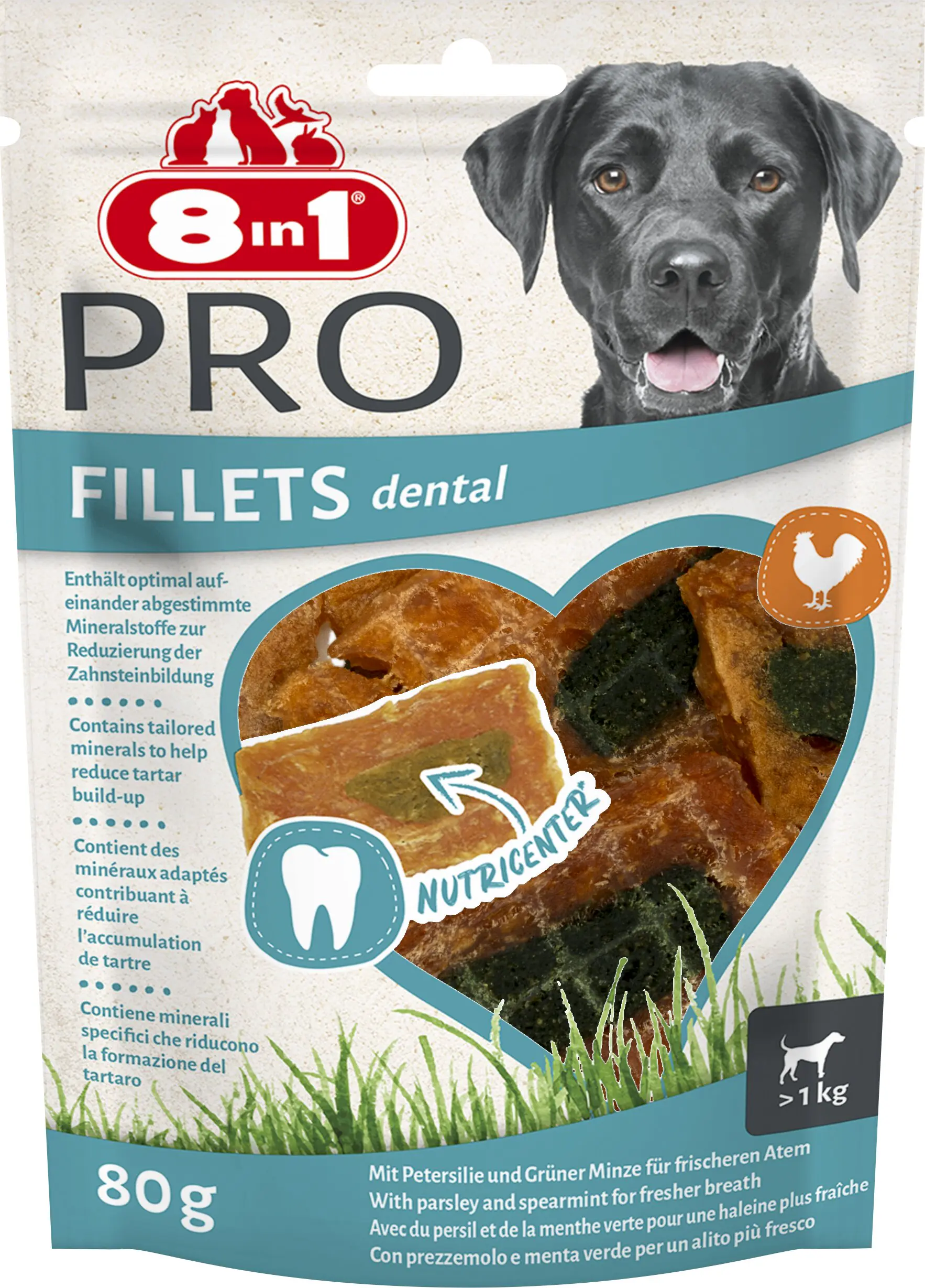8in1 Hundesnack Fillets Pro Breath S