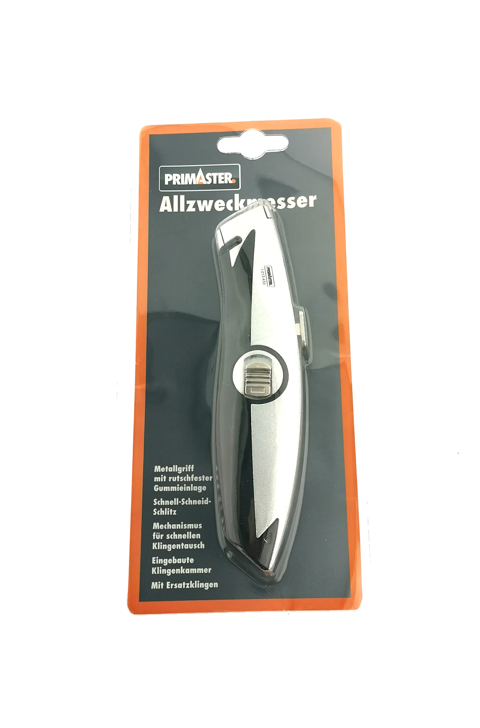 Primaster Allzweckmesser 18 mm Metall silber-schwarz
