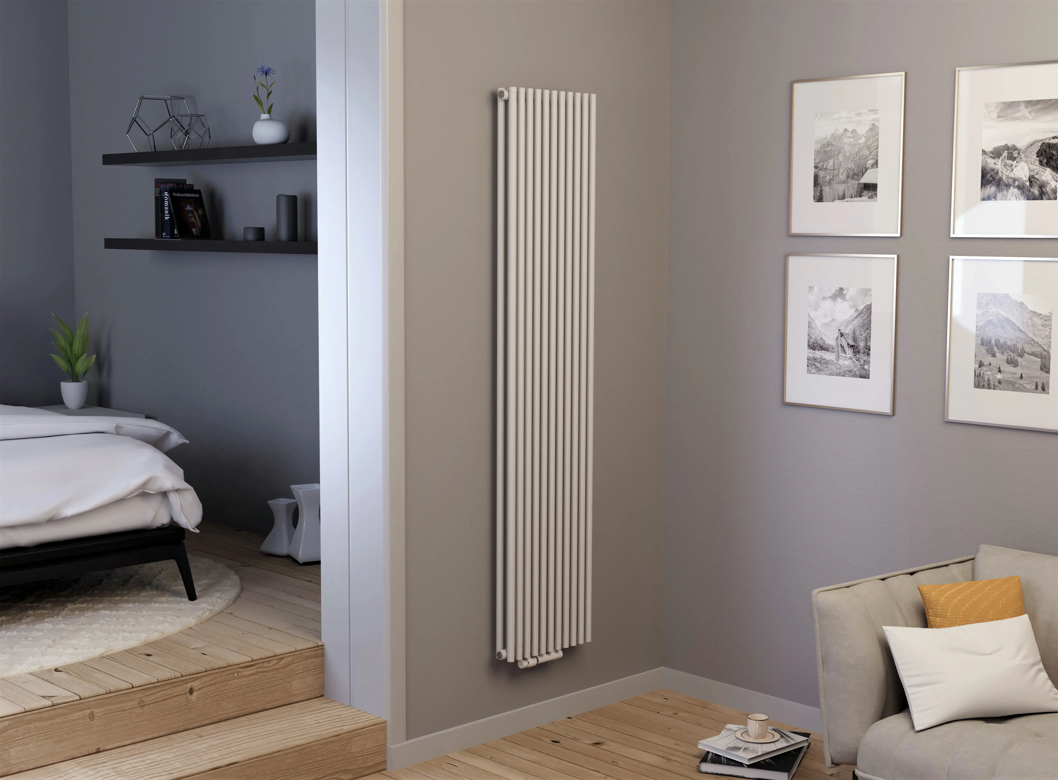 Ximax Heizkörper Gamba Slim Duplex 180 x 50,5 cm 1424 Watt weiß