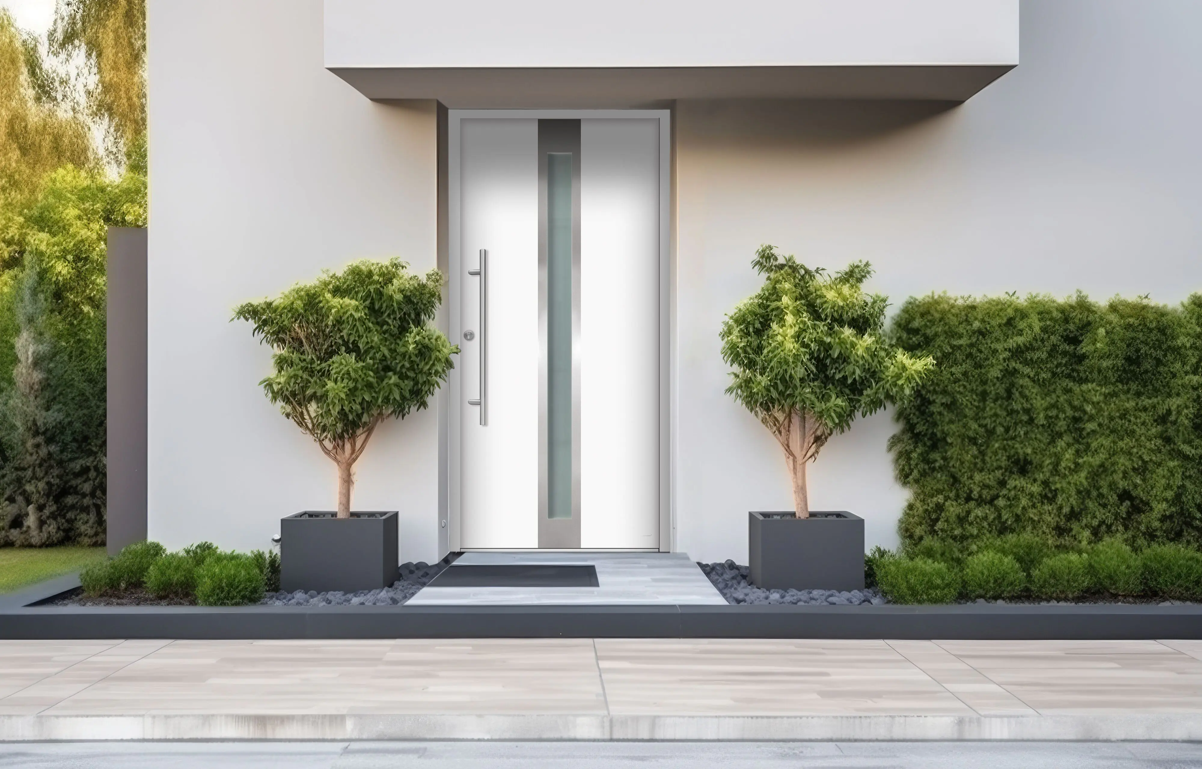 Splendoor Haustür Passivedoor Premium B01 Weiß DIN Links 110 x 210 cm