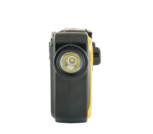 Schwaiger Solar-Kurbelradio mit LED Leuchte FM/AM Radio, mit Notfallsirene und Taschenlampenfunktion