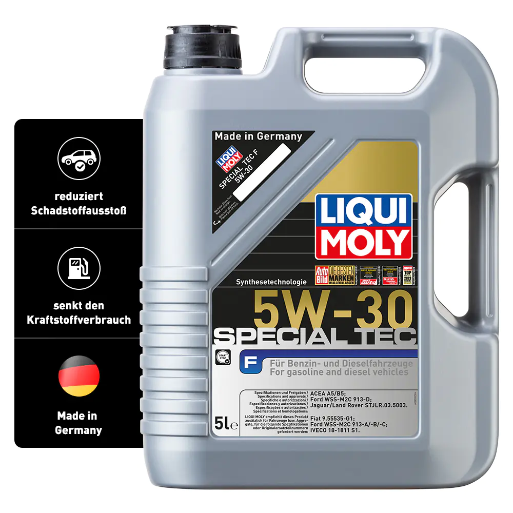 Liqui Moly Motoröl Leichtlauföl Special Tec F 5W-30 5 L