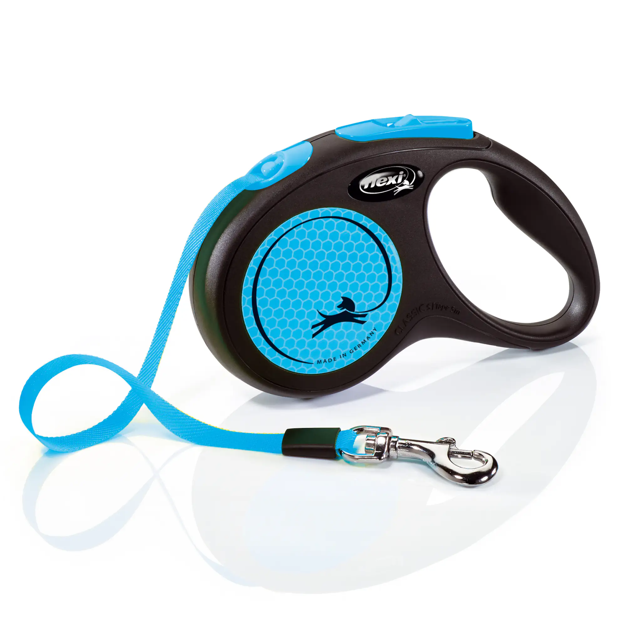 Flexi Hundeleine New Neon Gurt S neonblau