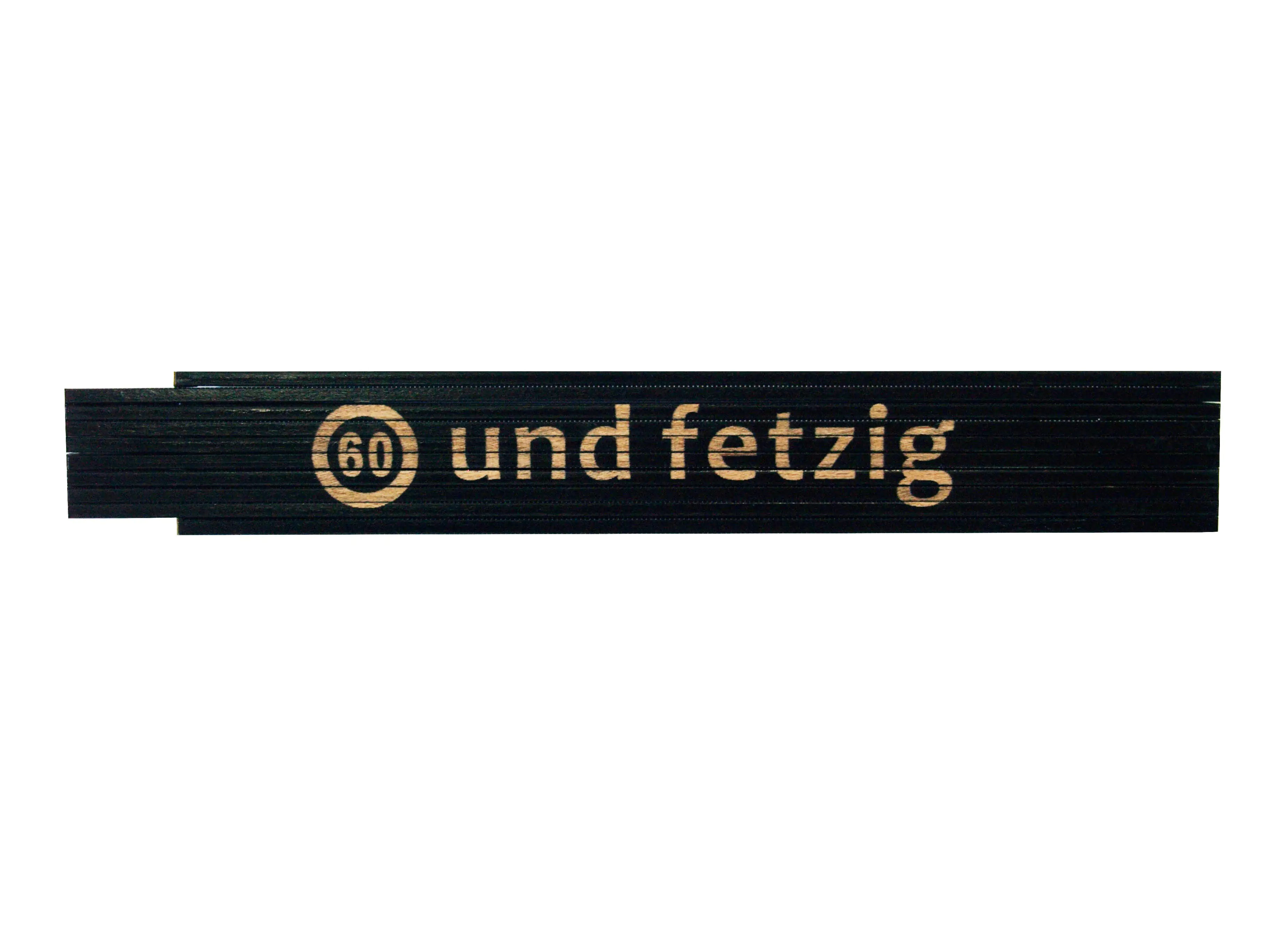 Zollstock 60 und fetzig 2 m schwarz