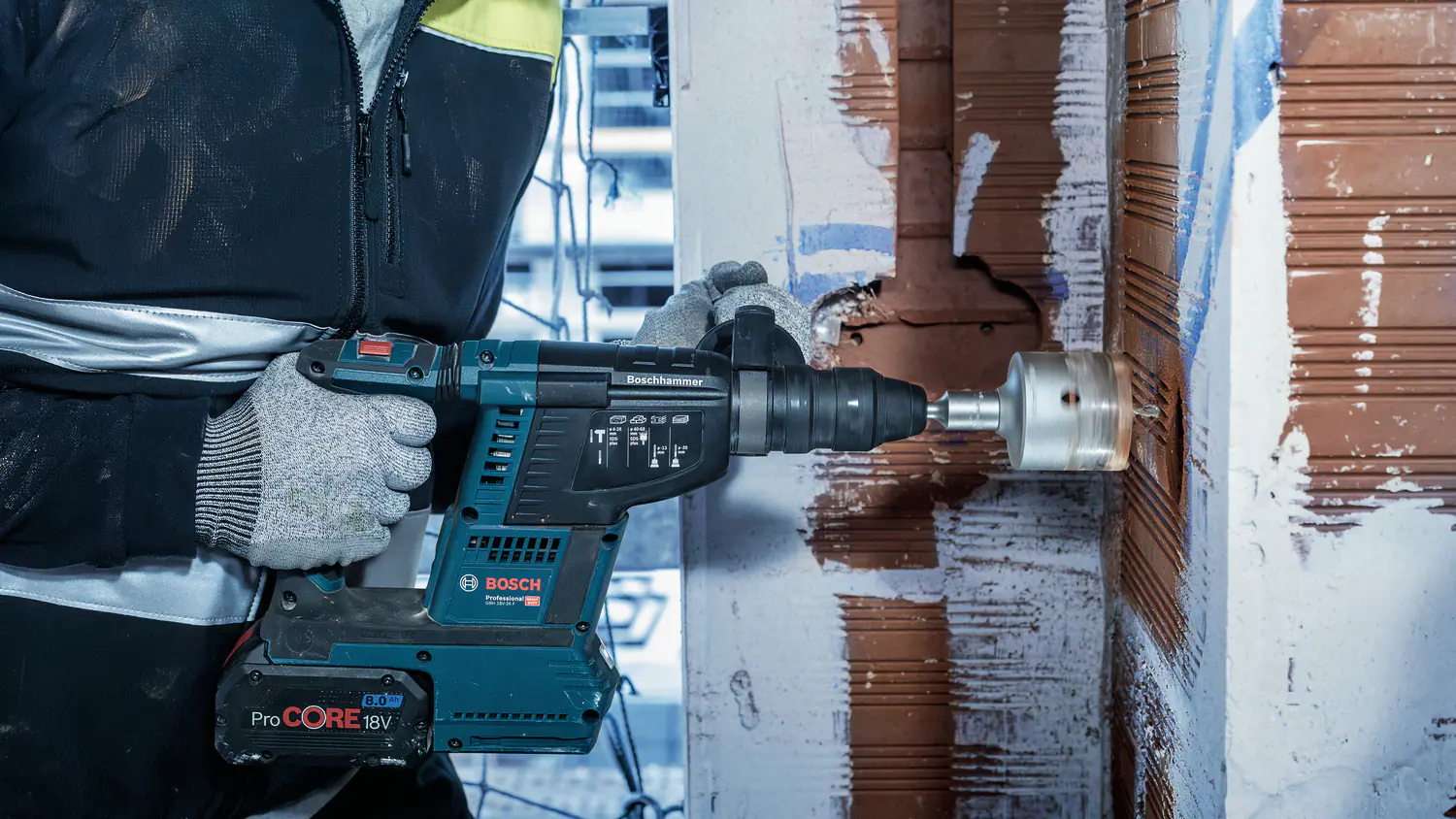 Bosch PRO Hohlbohrkronen-Set inkl. SDS-Plus Ø 68 mm