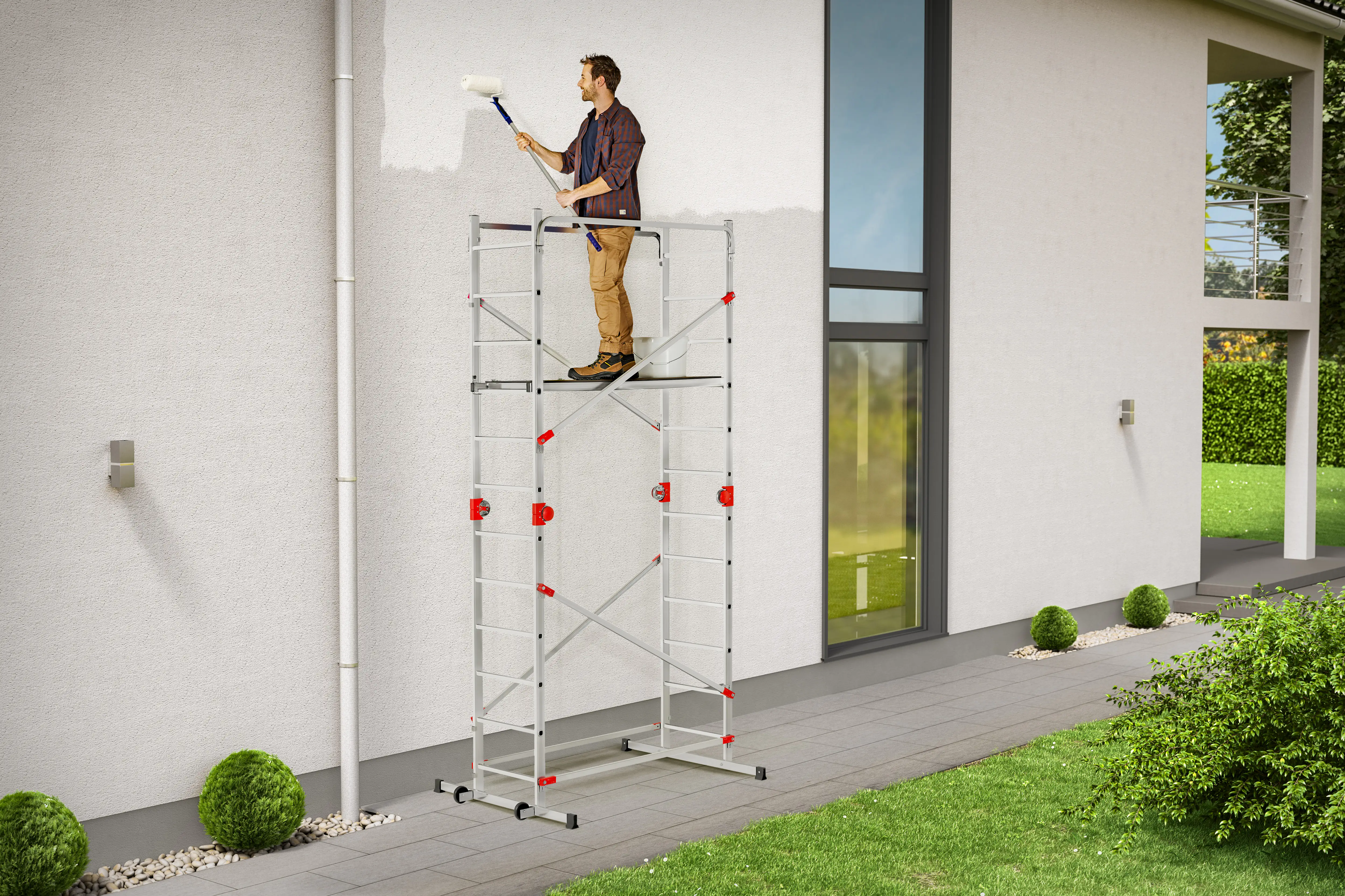 Hailo Aluminium-Multifunktionsgerüst G60 4,33 m