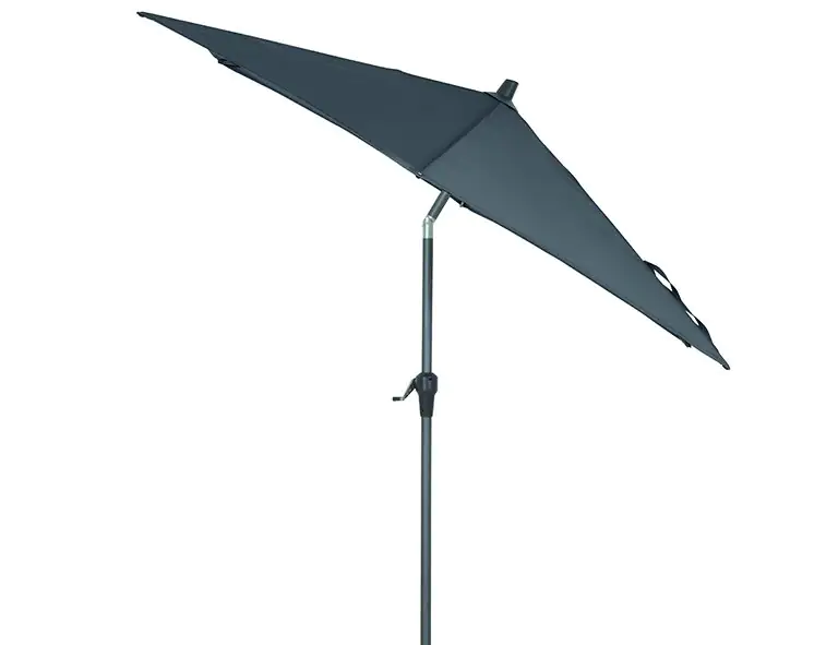 Siena Garden Sonnenschirm Avio anthrazit Ø 250 cm