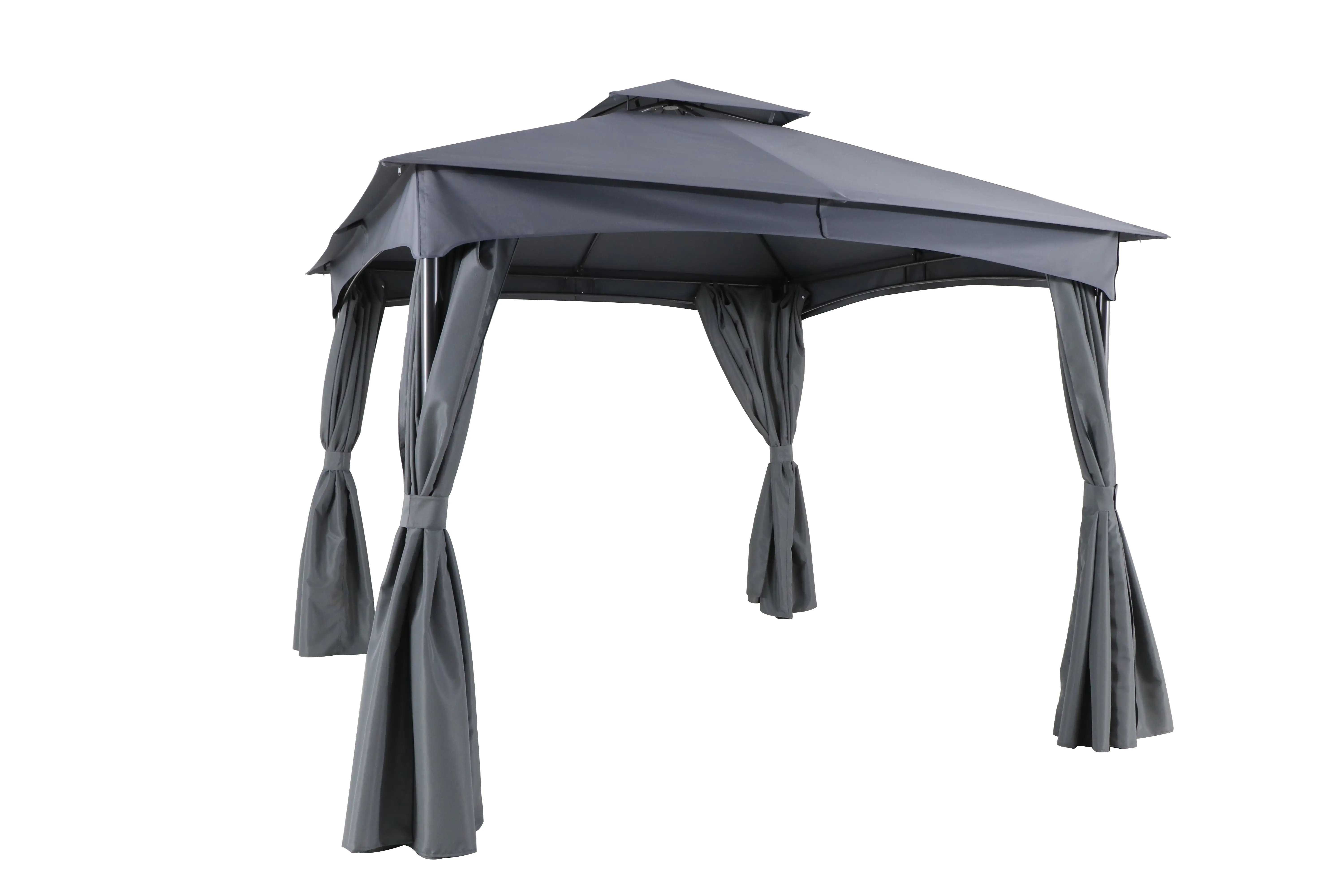 Primaster Ersatz-Seitenteile Pavillon Maxim 292 x 230 cm grau 4 Stück
