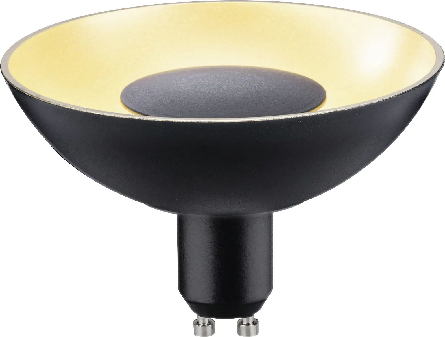 Paulmann LED Leuchtmittel Deko Reflektor GU10 4,9 W schwarz gold dimmbar