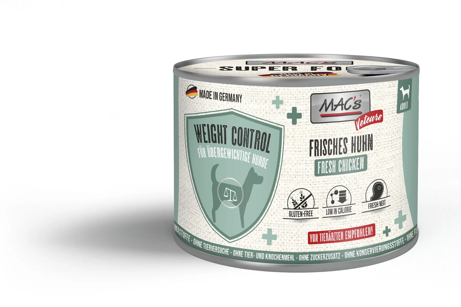 Macs Dog Weight Control Hundenassfutter Adult 200 g Huhn