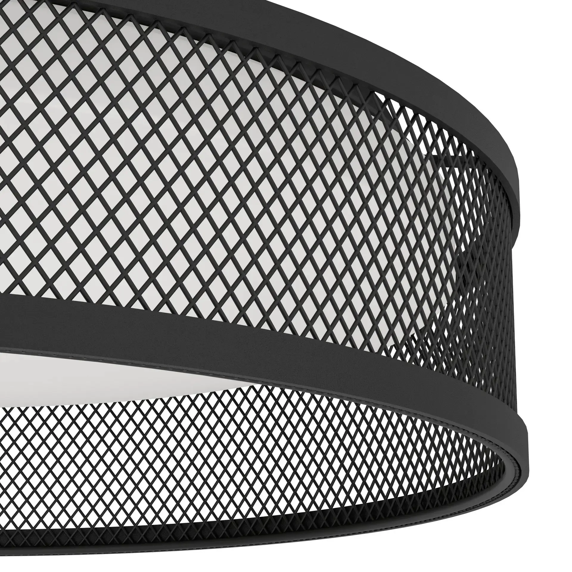 Eglo LED-Deckenleuchte Luppineria schwarz-weiß Ø 38,5 cm