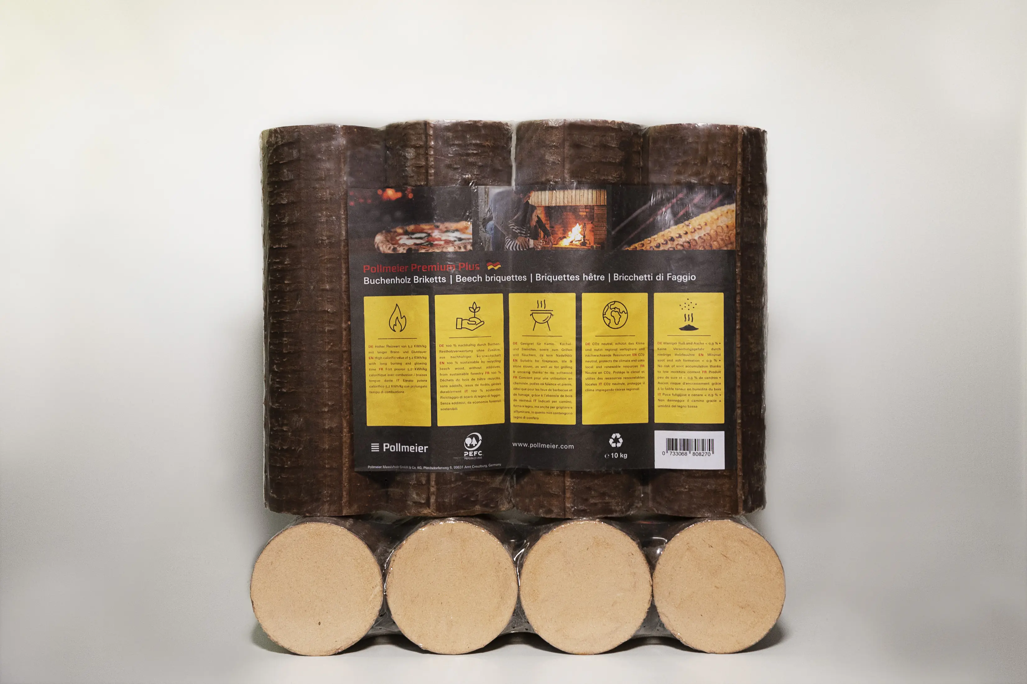 Pollmeier Holzbriketts Buche 10 kg