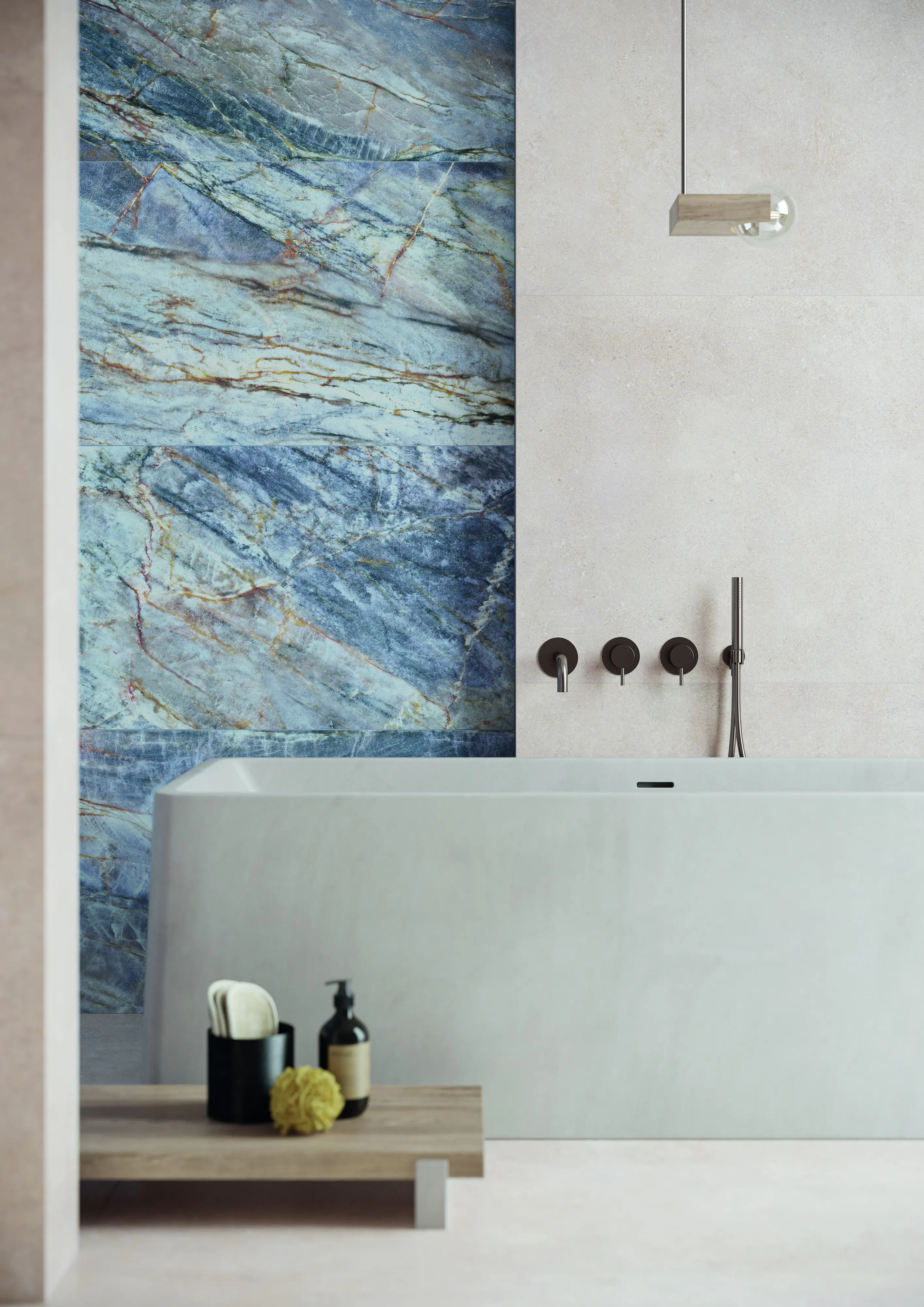 Bodenfliese Feinsteinzeug Modern Concrete 60 x 60 cm ivory
