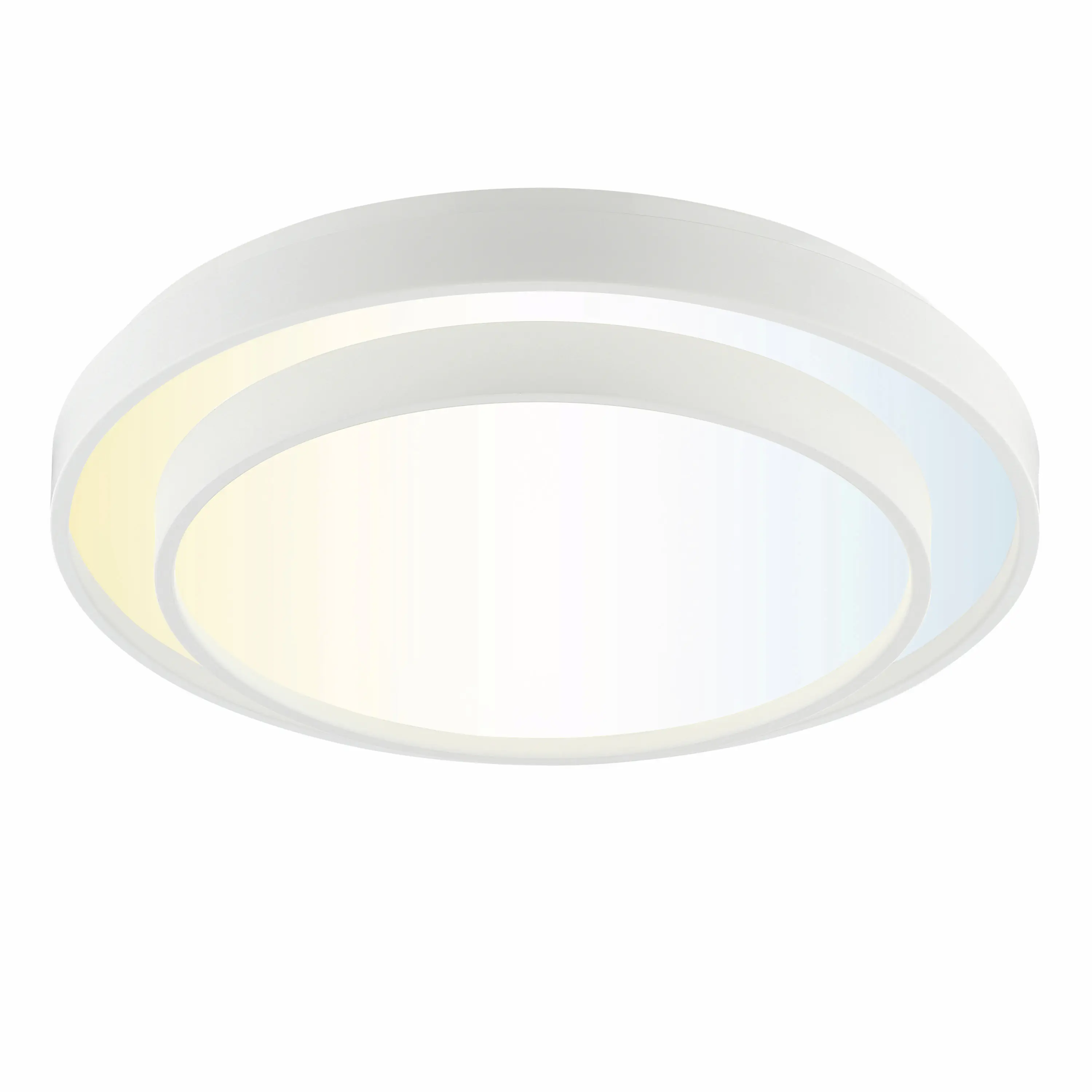 Brilliant LED Deckenleuchte Faruz Ø 37 x 8,5 cm warmweiß-kaltweiß weiß