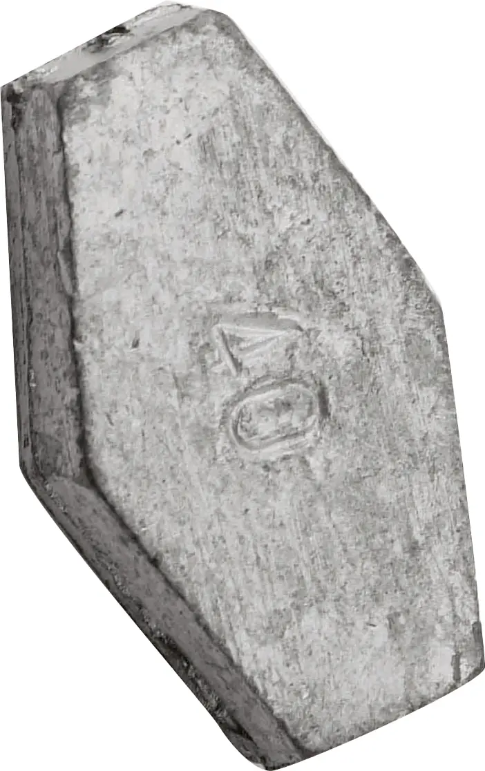 Paladin Angelblei Sechskantblei 60 g mit Loch 1 Stück