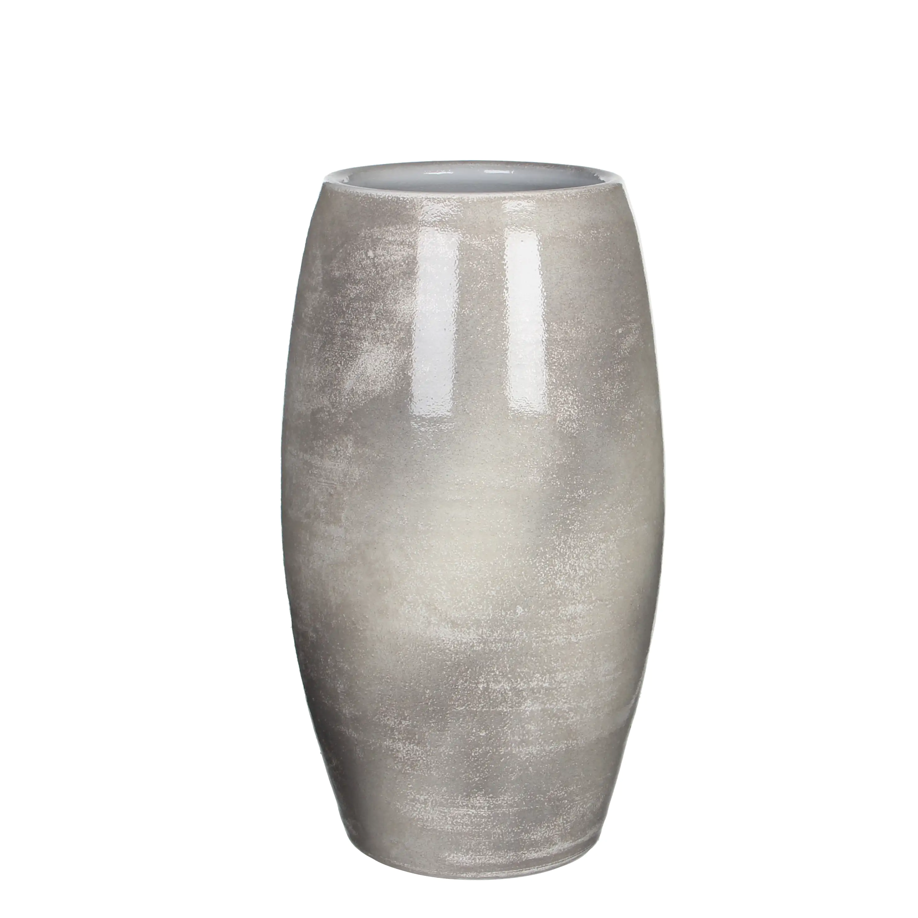 Mica Vase Lester hellgrau, 50 x 30 cm