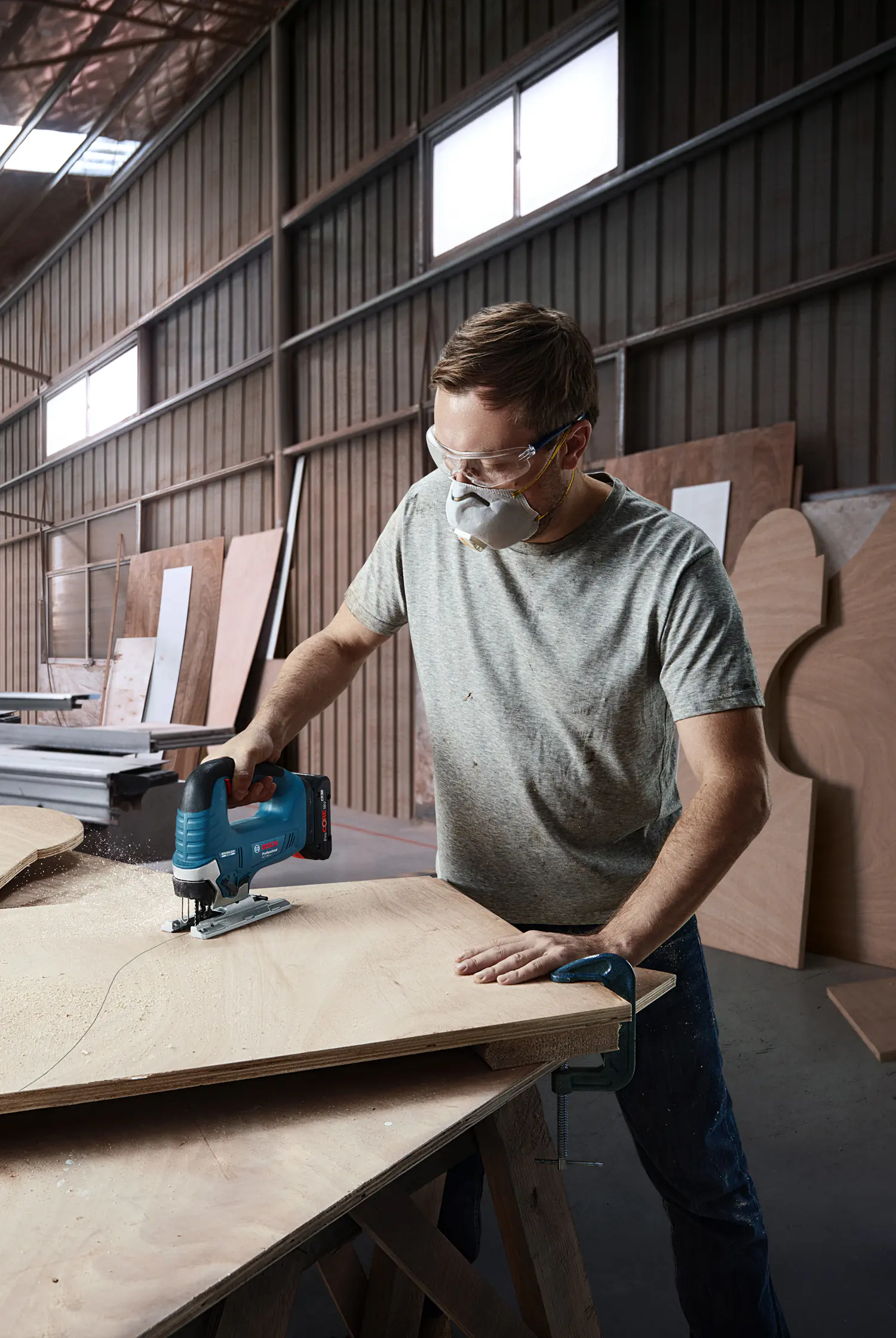 Bosch Professional Akku-Stichsäge GST 18V-125 B Solo