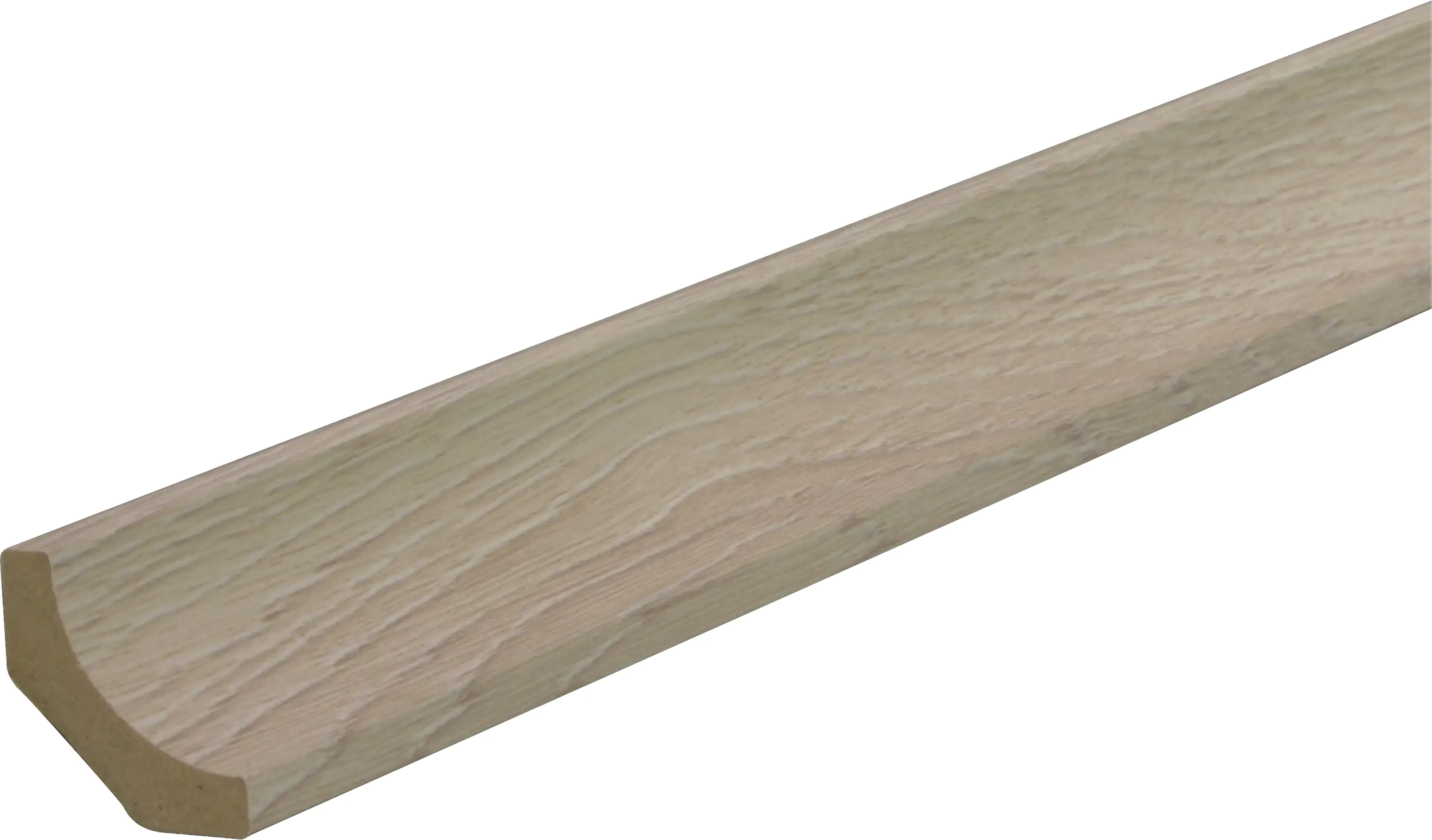 B.S. Bauprogramm Hohlkehlleiste 260 cm 24 x 24 mm AstEiche hell