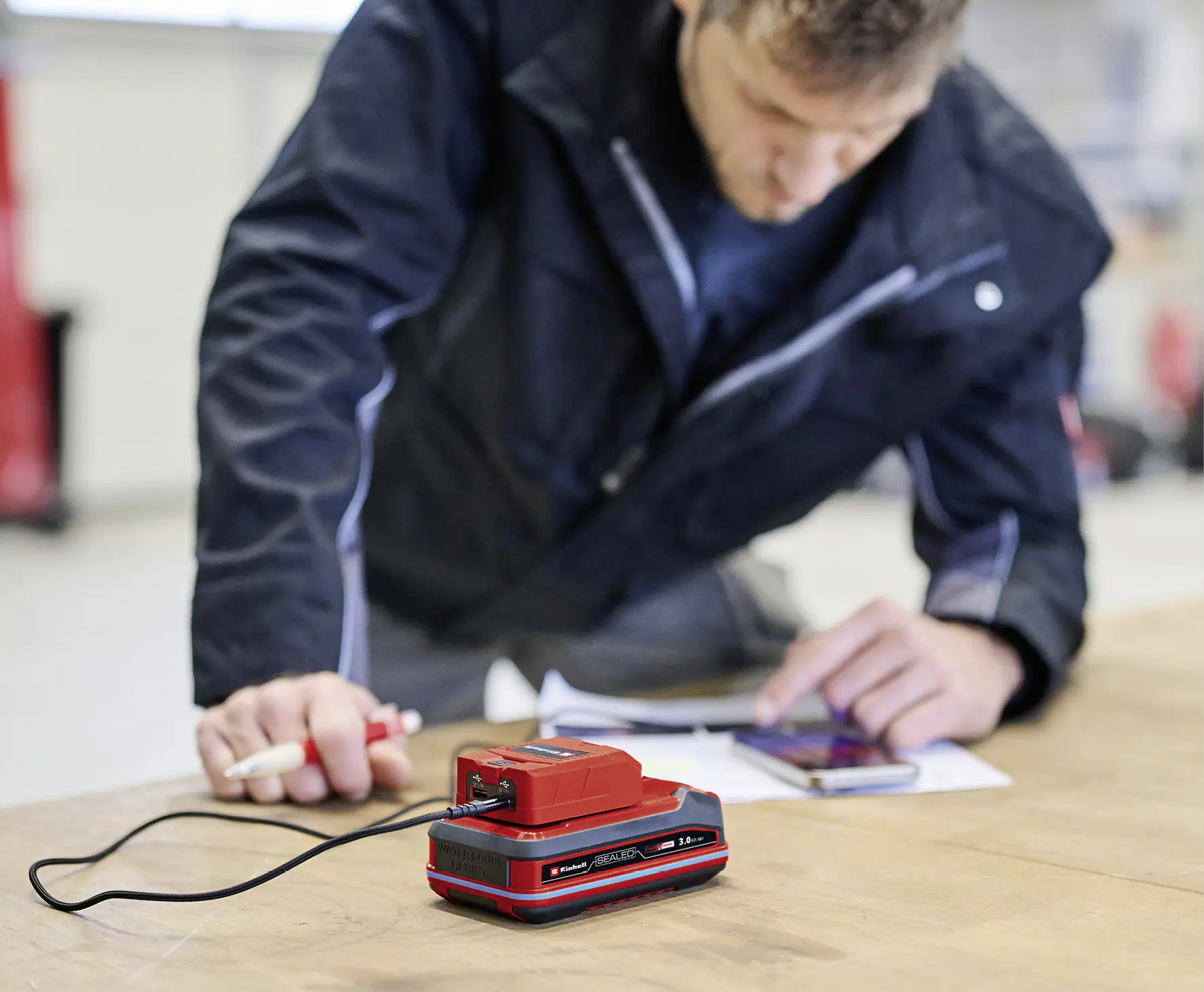Einhell Classic USB-Akku-Adapter TC-CP 18 Li USB A/C Solo