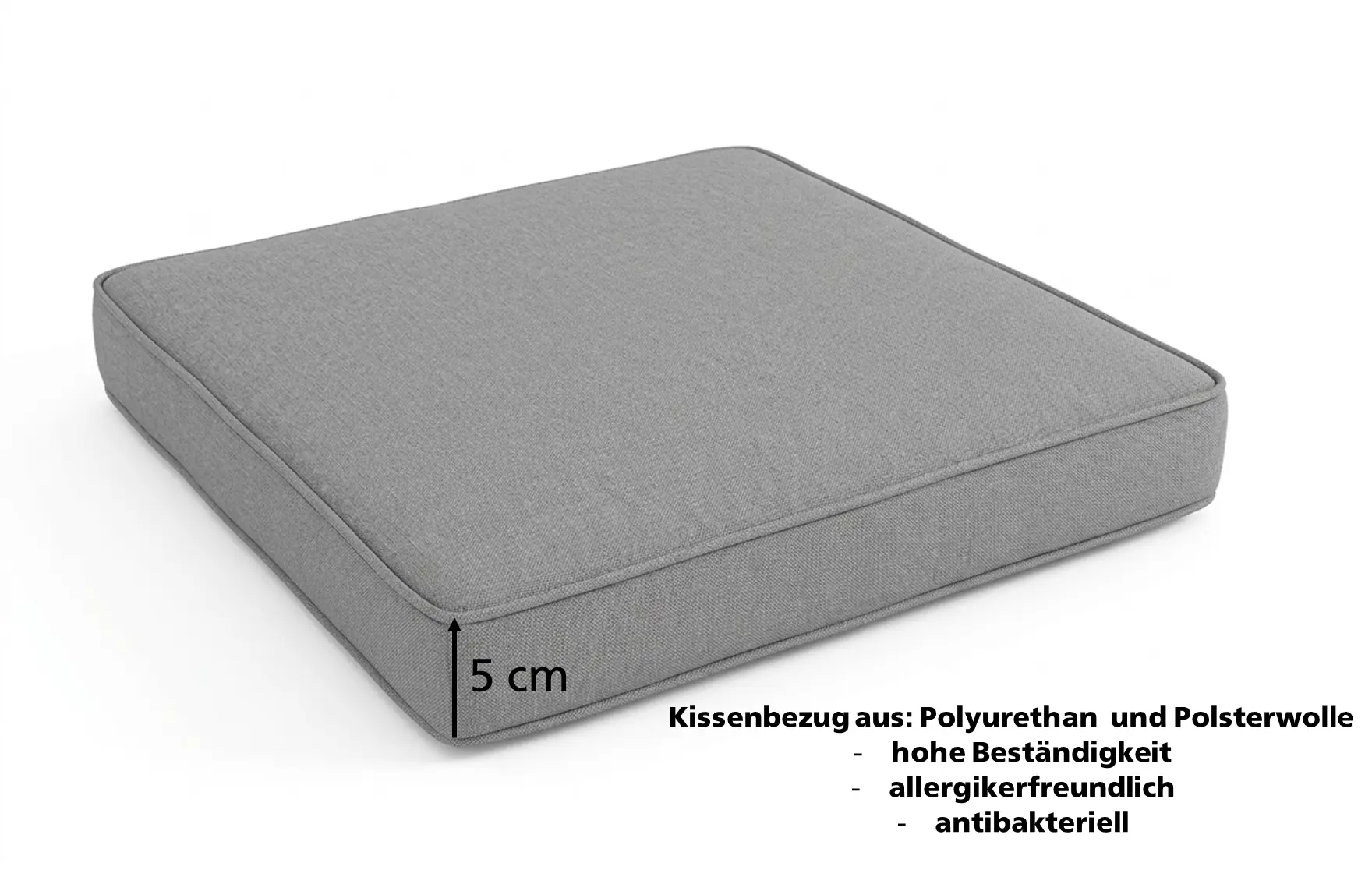 Grandsoleil Gartenmöbel-Set Panka anthrazit