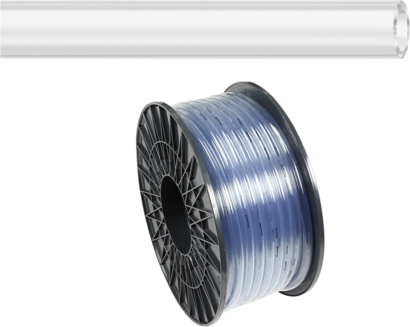 Weich-PVC-Schlauch transparent Ø 10 mm, Wandstärke 2 mm