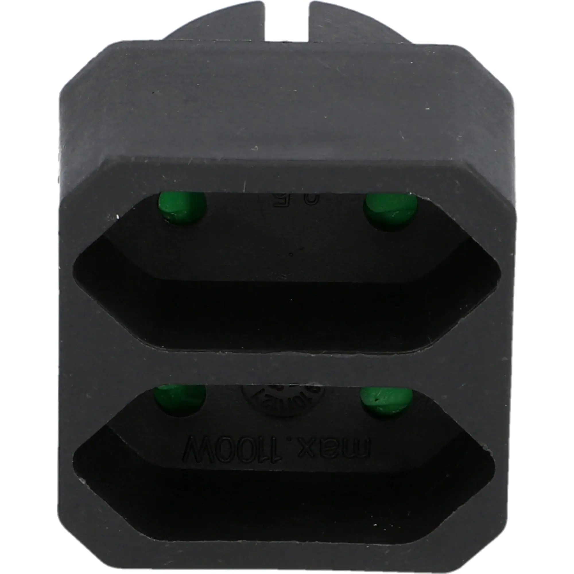 Euro-Adapter 2-fach schwarz