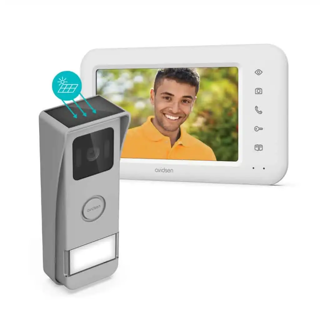 Extel Türsprechanlage Elia Solar Wave 7 Zoll Touchscreen, 2 Draht-Technik