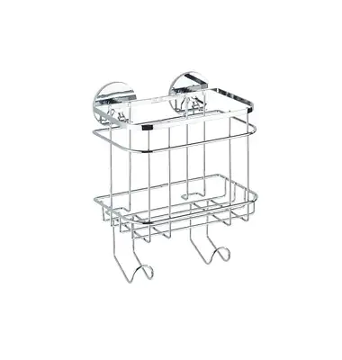Wenko Wandkorb Edelstahl Turbo-Loc