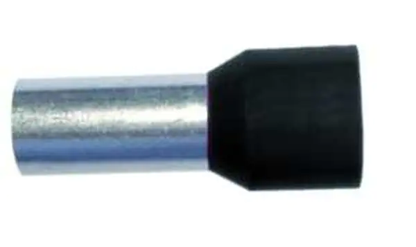 Isolierte Aderendhülse 1,50 mm² schwarz, Inhalt 100 Stück