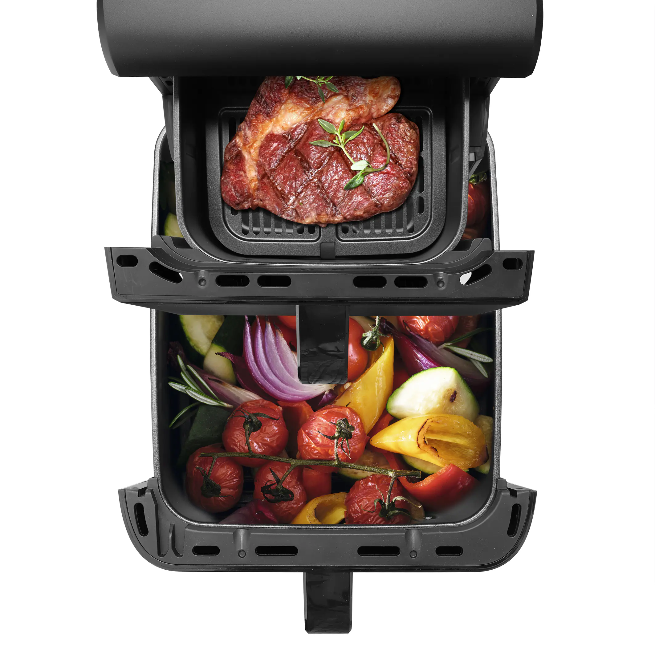 Emerio Doppel-Heißluftfritteuse AF-133542 2500 W