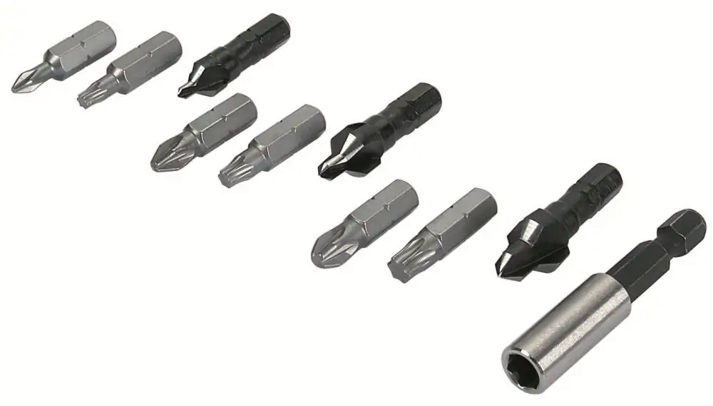Wolfcraft Verschraubbungs-Set 10-teilig sechskant
