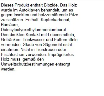 Kaminholzregal Nadelholz 196 x 180 x 52 cm, kesseldruckimprägniert