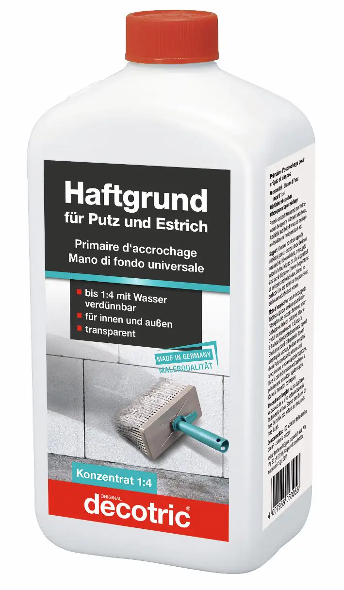 Decotric Putz- und Haftgrund 1L transparent