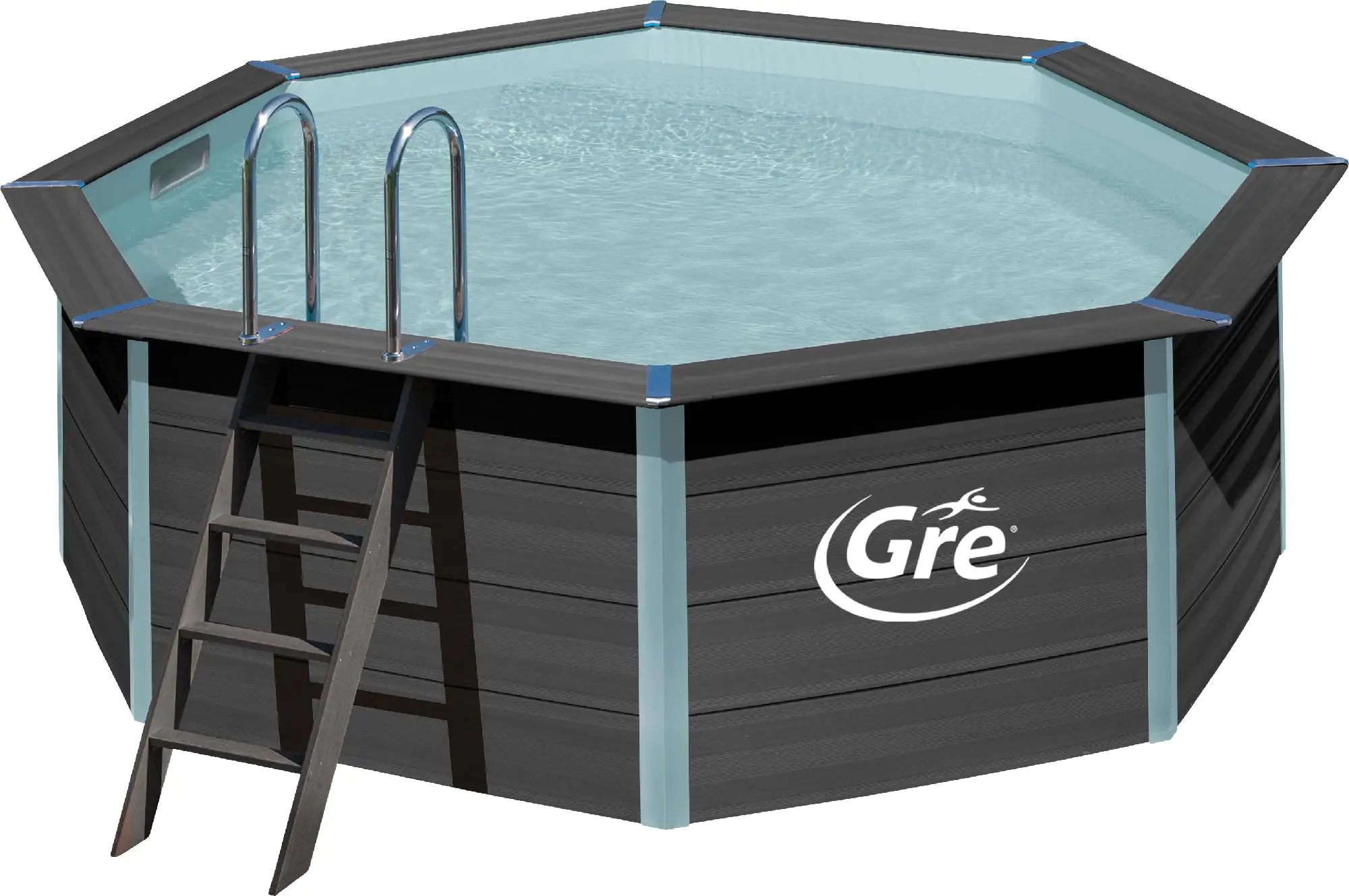 Gre Rundbecken Avantgarde Pool Composite 410 x 124 cm