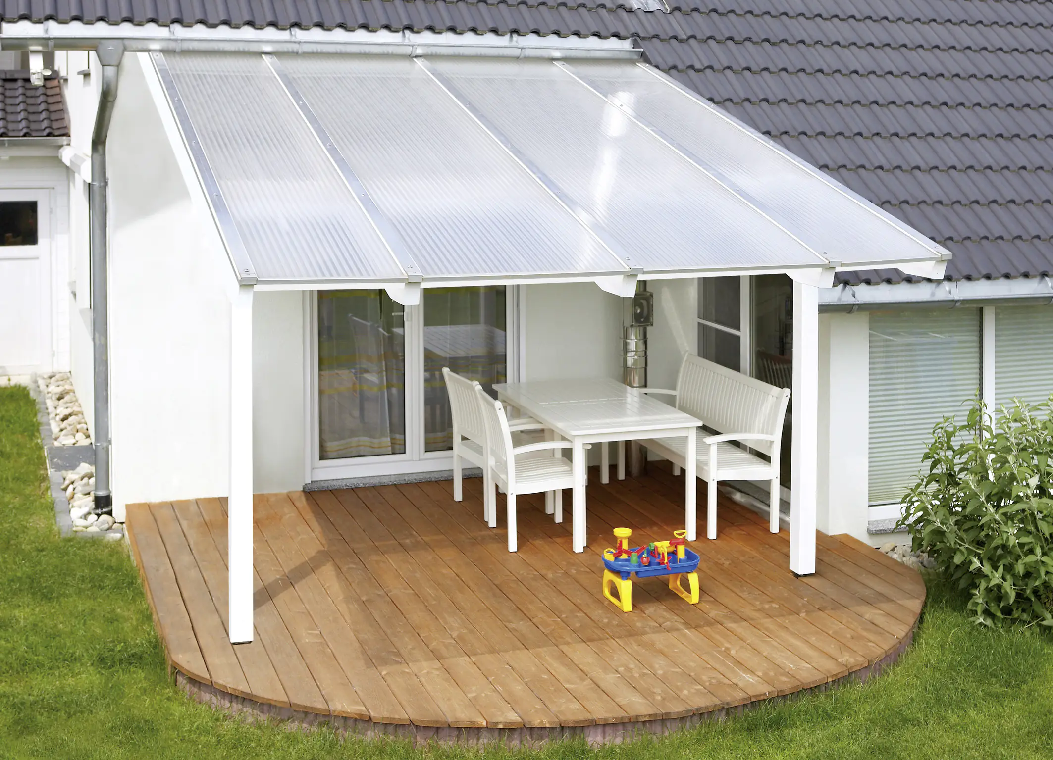Gutta Polycarbonat-Doppelstegplatte 250 x 98 cm 16 mm