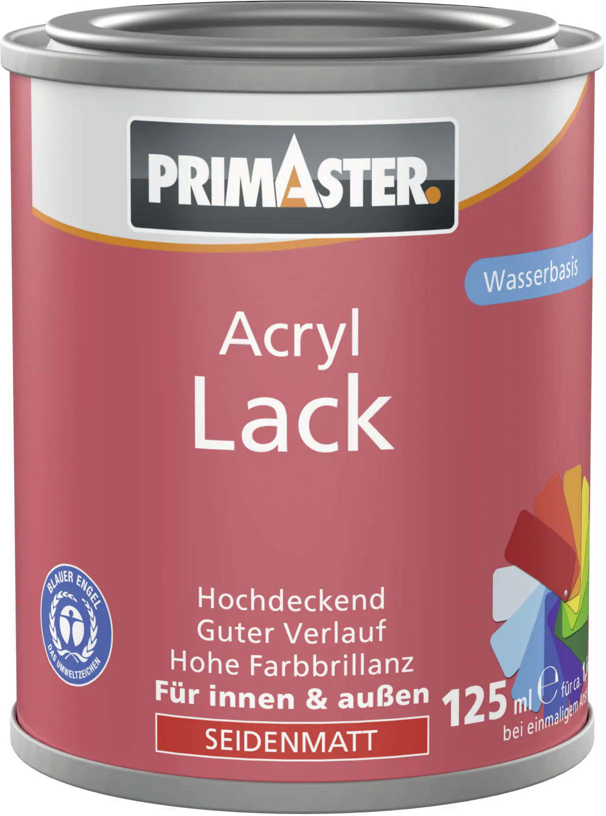 Primaster Acryl Lack moosgrün seidenmatt 125 ml