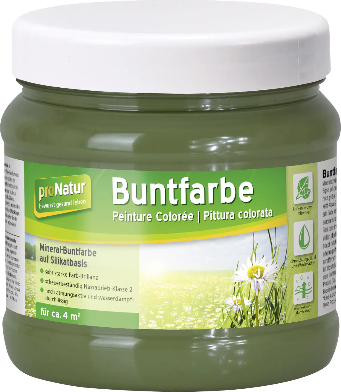 proNatur Buntfarbe 750 ml frischer Farn